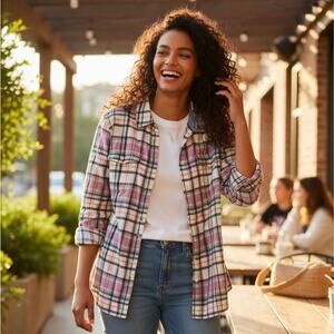 St Johns Bay | Plaid Long Sleeve | Button-Up Shirt | Size 1X